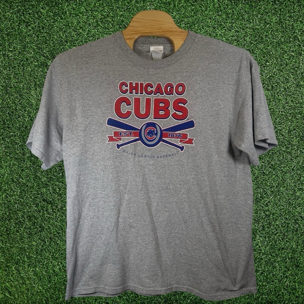 Chicago Cubs T-Shirt Men's XL Gray MLB Baseball Tee VF‎ Imagewear 2006 Vintage